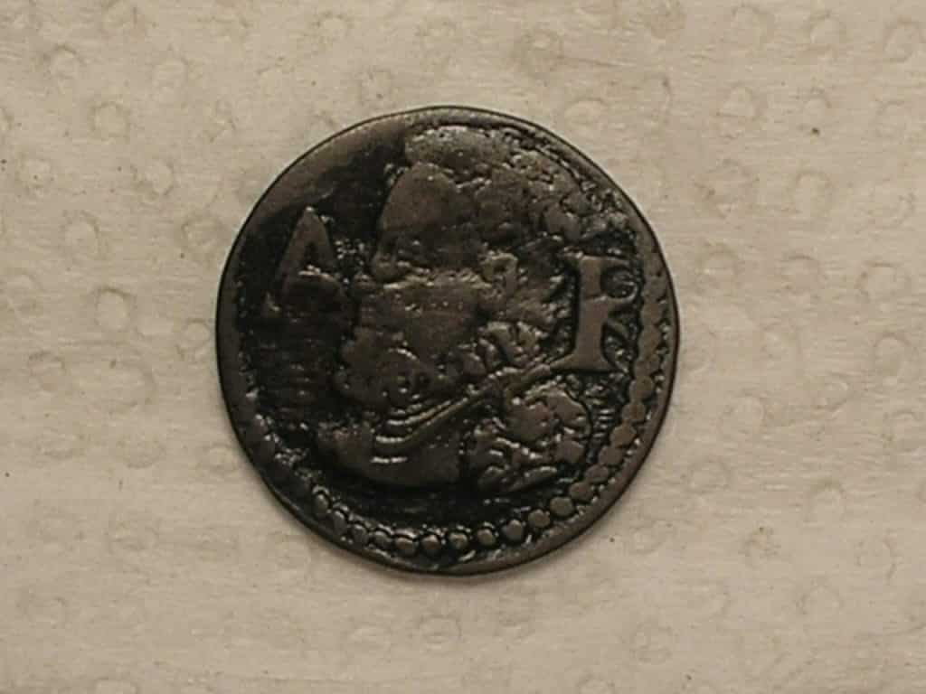 Rara - Espanha > Barcelona ) Ardithe - 1615 do Reinado de Felipe IIIº / Bronze / box1