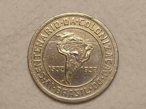 Soberba) 400 Réis - 1932 ... Da Série Vicentina / Níquel / Cod. 370.2