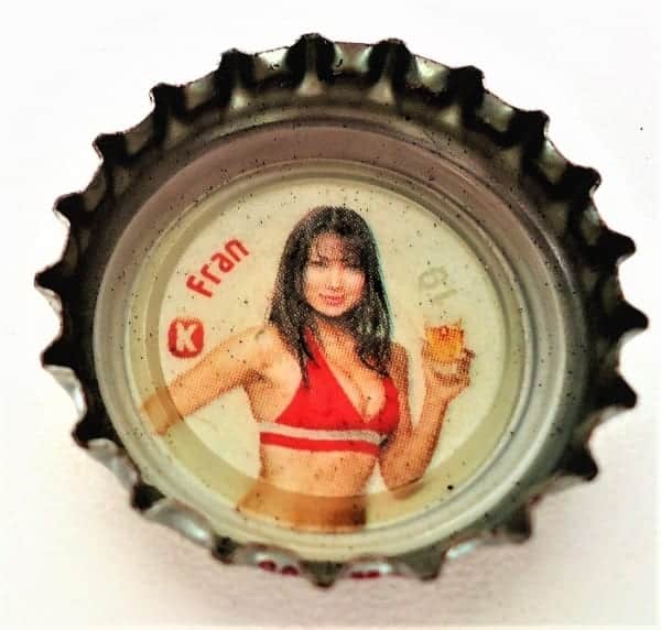 Tampinha Cerveja Kaiser - Serie Garotas - Fran