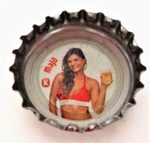 Tampinha Cerveja Kaiser - Serie Garotas - Majo