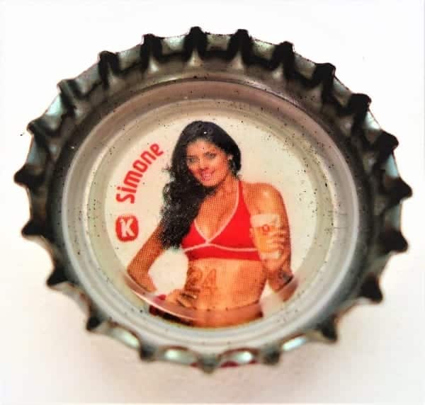 Tampinha Cerveja Kaiser - Serie Garotas - Simone