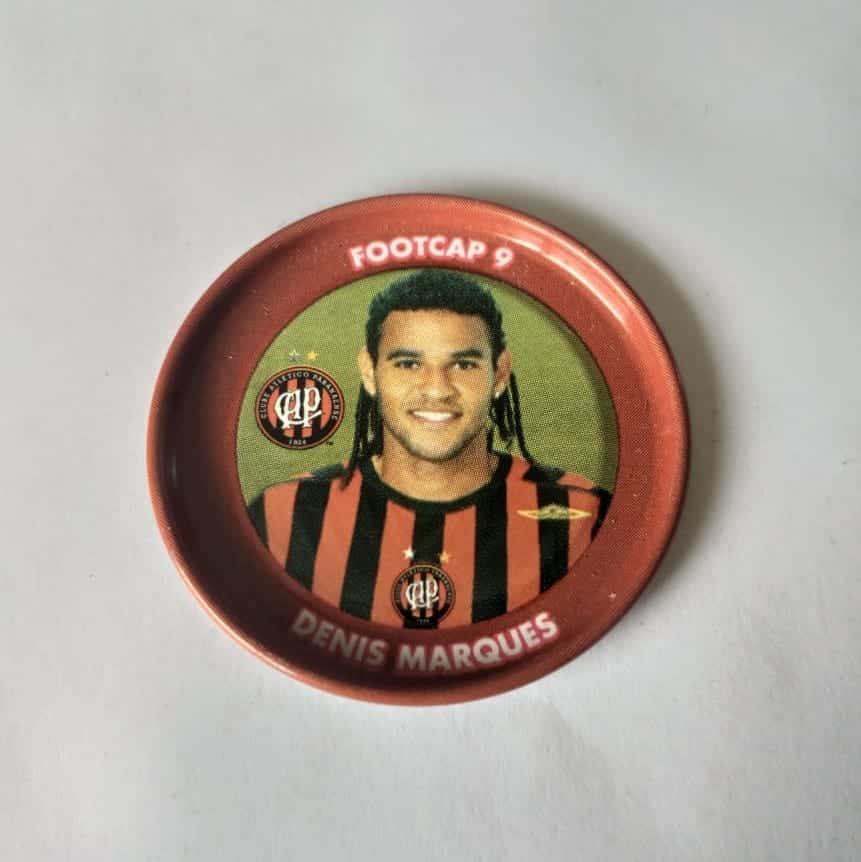 Tazo Footcap Nº 09 - Denis Marques - Atlético Paranaense (Desafio de Campeões - Brasileirão 2007)