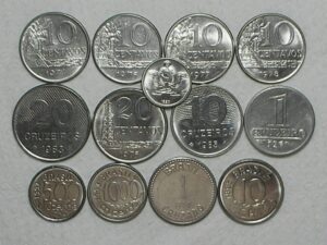 1 Centavo - 1990 Data escassa Flor de Cunho + 12 Moedas diferentes maioria Flor de Cunho / cod. 570.1