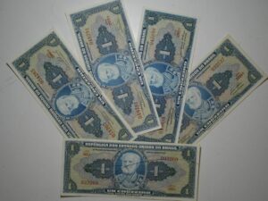 -)) 1 Cruzeiro com todas as Assinaturas C-009/10/11/12/13 - Sob/Fe