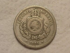 100 Réis - 1888 / Império do Brasil / Mbc / cod. 600.1