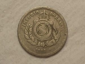 100 Réis - 1889 ... Níquel do Império / Data Escassa / cod. 600