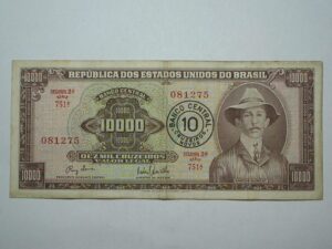10.000 Cruzeiros C-126 / Santos Dumont / 081275
