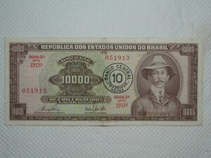 10.000 Cruzeiros C-128 / Santos Dumont / 051913