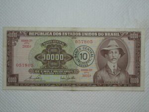 10.000 Cruzeiros C-128 / Santos Dumont / 057805