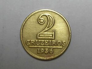 2 Cruzeiros - 1956 Módulo menor / Soberba / cod. 750