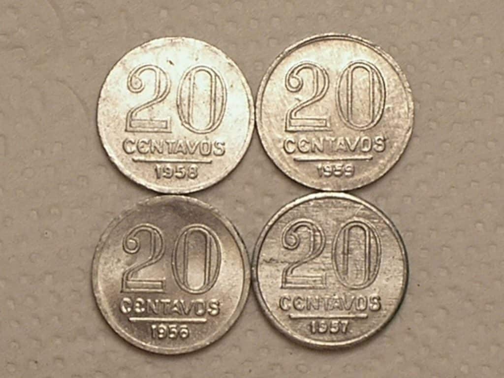 20 Centavos - 1956 / 1957 / 1958 / 1959 ... Sob/Flor / cod. 760.6