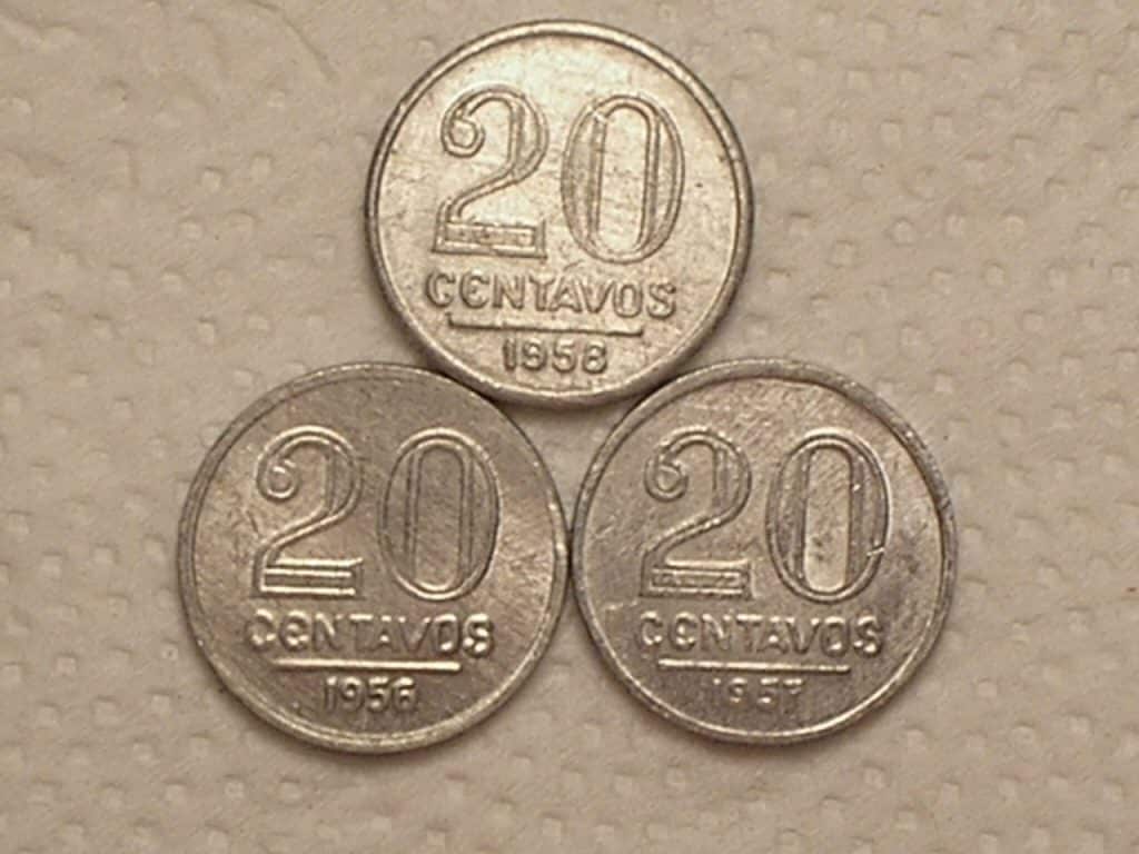 20 Centavos - 1956 / 1957 / 1958 ... Sob/Flor / cod. 760.1
