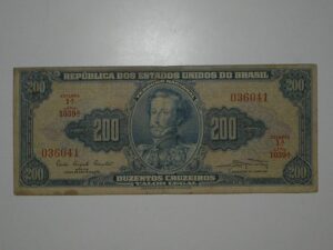 200 Cruzeiros C-041 / D.Pedro I / Bc / Número 036041