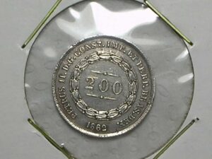 200 Réis - 1862 / Soberba / Prata / cod. 500.2