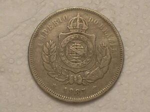 200 Réis - 1887 / Data Escassa / Mbc - Bela peça / Cod.310.1