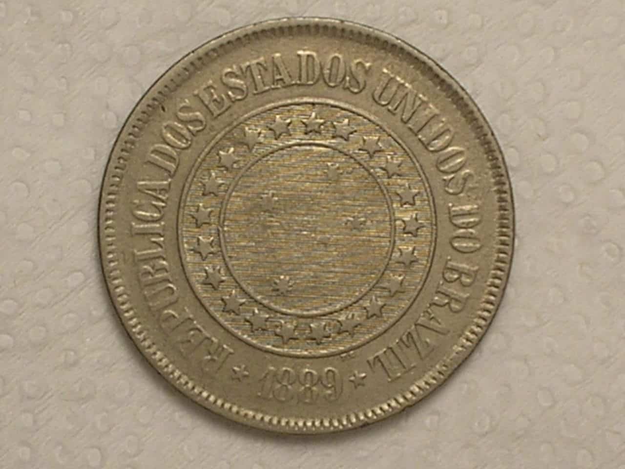 200 Réis - 1889 - República / Mbc - bonita / Cod.310.2