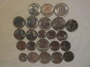 23 Moedas Diferentes Valores E Datas Centavos E Cruzeiros Sob Flor Cod 570a 3