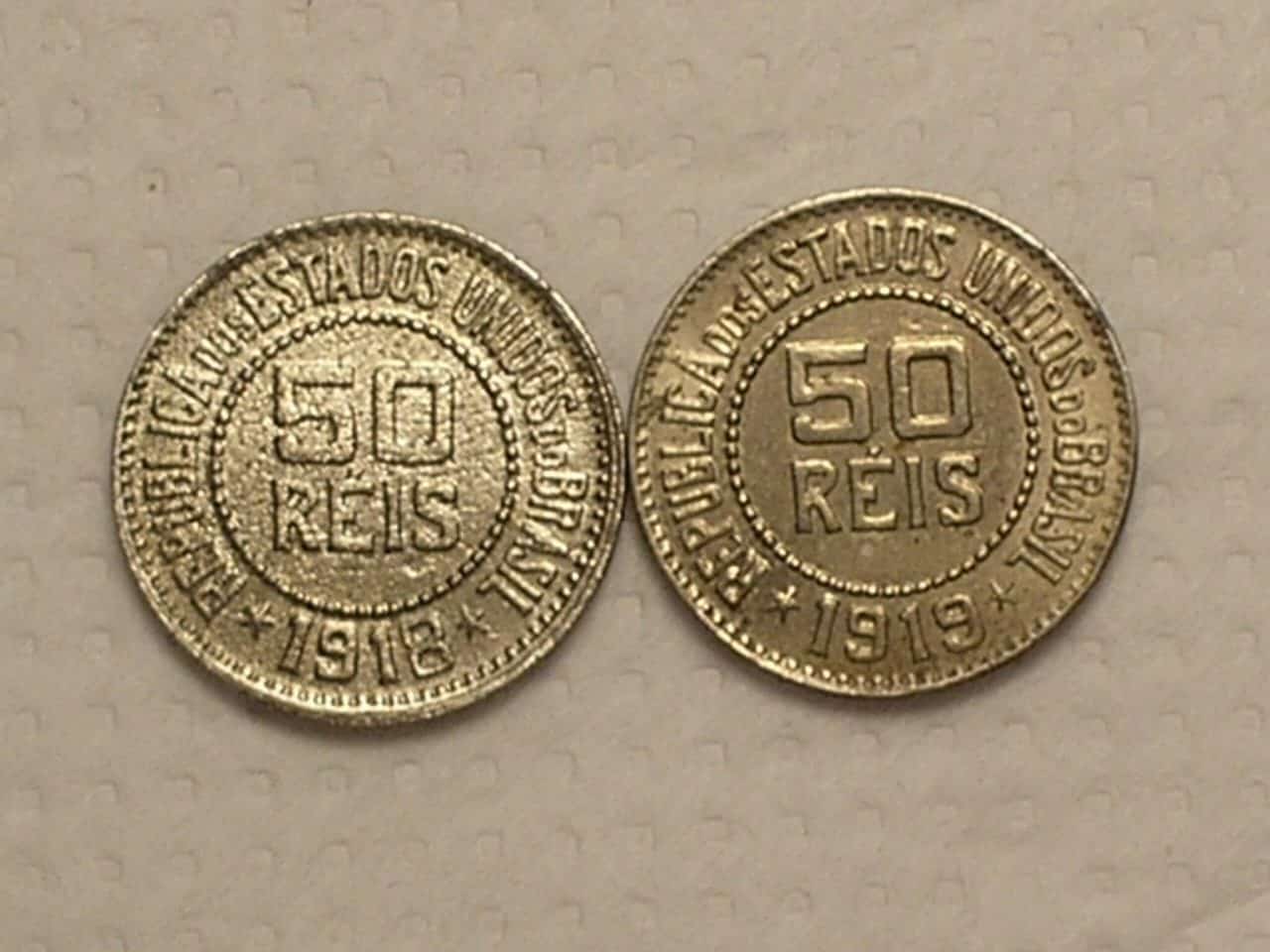 50 Réis - 1918 / 1919 / cod. 790.4