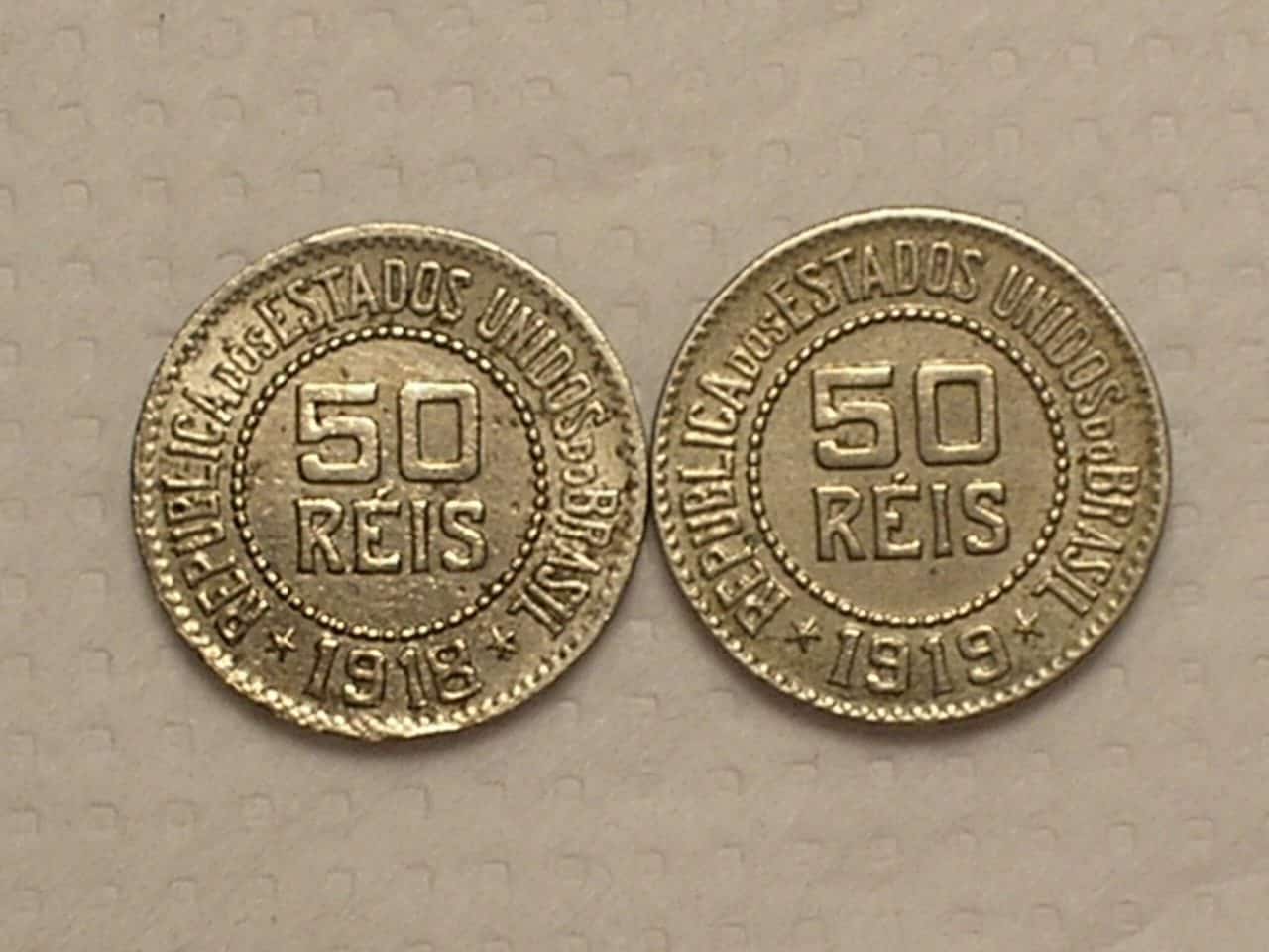 50 Réis - 1918 / 1919 / cod. 790.7