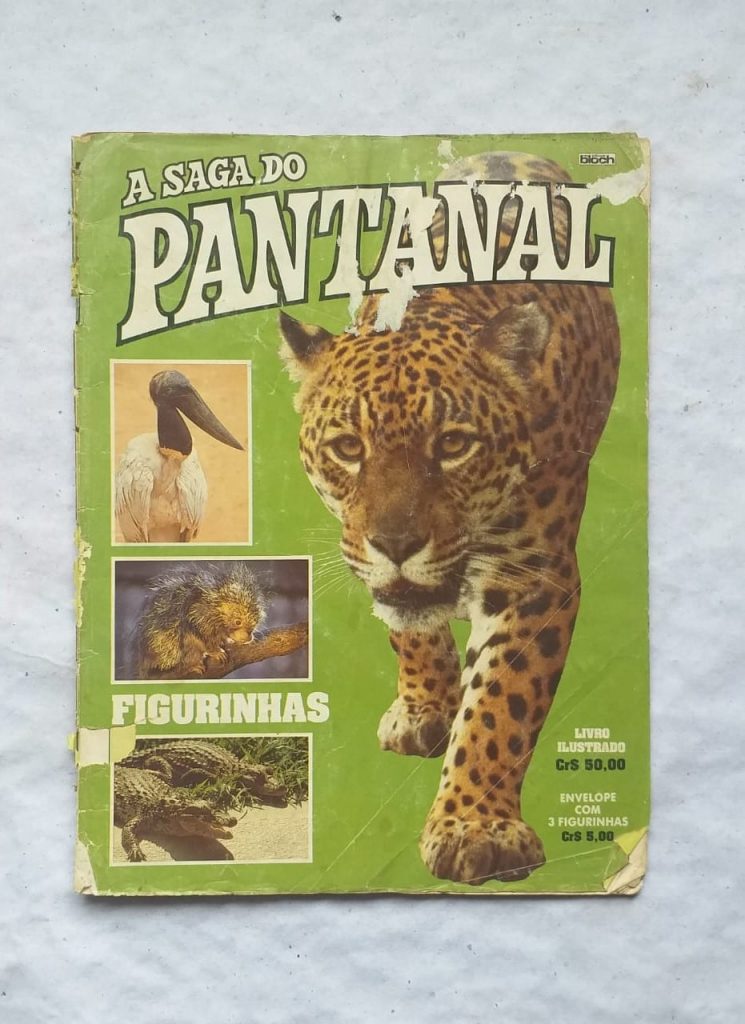 | Casa do Colecionador Álbum de Figurinhas - A Saga do Pantanal (Incompleto com 168 fig coladas - SUCATA) 1990