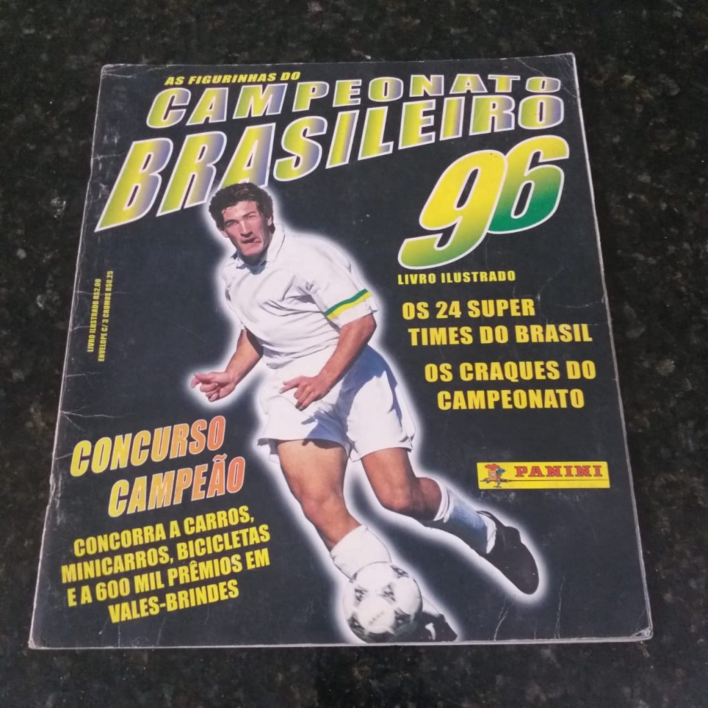 Álbum de Figurinhas - Campeonato Brasileiro 1996 (Incompleto com 268 fig coladas) 1996