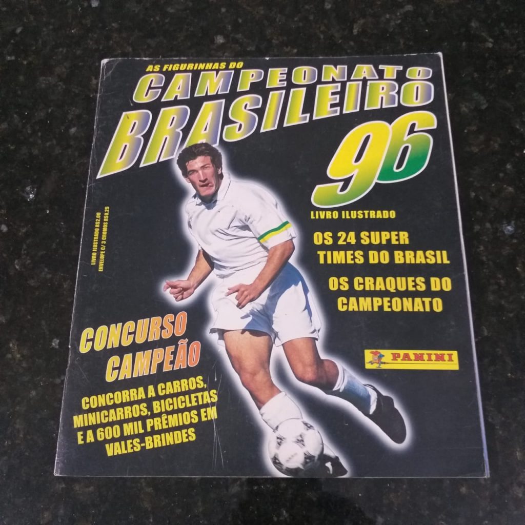Álbum de Figurinhas - Campeonato Brasileiro 1996 (Incompleto com 322 fig coladas) 1996