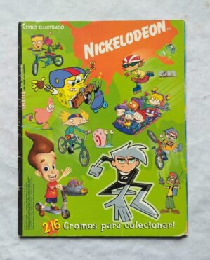 Álbum de Figurinhas - Nickelodeon (Incompleto com 5 fig coladas) 2006