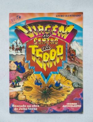 Álbum de Figurinhas - Viagem ao Centro da Terra (Incompleto com 3 fig coladas) 1993