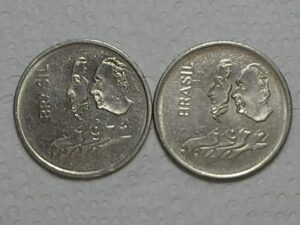 Bordas Invertidas) 1 Cruzeiro - 1972 / Sesquicentenário da |Independência / cod. 570a.5