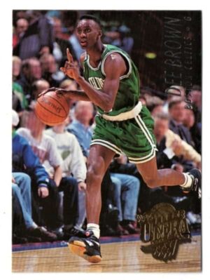 Card Fleer Ultra NBA - 8 - Dee Brown - Boston Celtics - 1994 / 1995