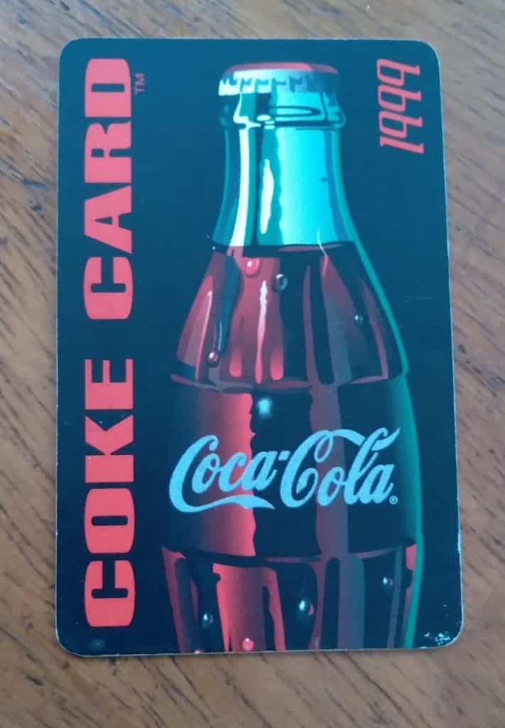 Cartao Coke Card 1999 / Midia sem uso / garrafa