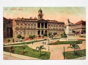 Cartao Postal Antigo - Portugal - Porto - Bolsa - Anos 1910
