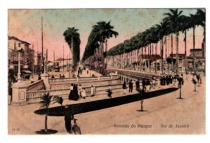 Cartao Postal Avenida Do Mangue - Rio De Janeiro Anos 1900