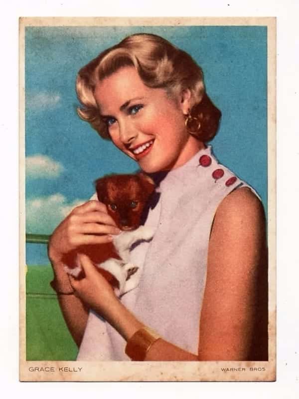 Cartao Postal Grace Kelly Artista De Cinema - Anos 50 - Cromocart