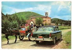 Cartao Postal Promocional Ciba - Aero Willys 2600 - Willys Overland do Brasil - Anos 60