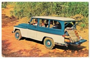 Cartao Postal Promocional Rural Jeep Willys Overland do Brasil - Anos 60
