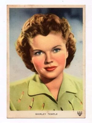 Cartao Postal Shirley Temple Artista De Cinema - Anos 50 - Cromocart