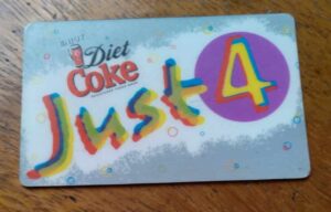 Cartão Pré Inglaterra Diet Come Just 4.