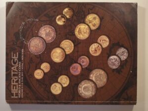 Catálogo de Moedas Heritage, muito Ilustrado, Moedas do Brasil, diversos Países e moedas, Ano 2015 - New York / "Valores em Dollar" / n.york