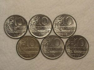 Flor) Série 10 Centavos - 1970/74/75/76/77/78 / cod.570.1