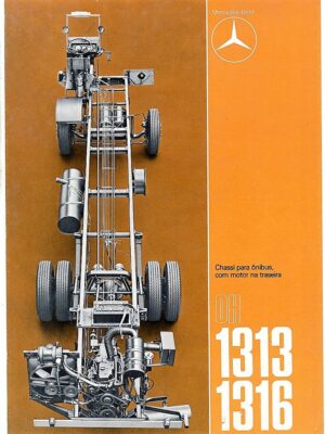 Folder Propaganda Chassis Mercedes Benz Oh 1313 1316 - 1983