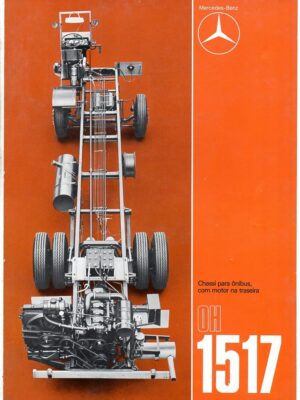 Folder Propaganda Chassis Mercedes Benz Oh 1517 - 1984