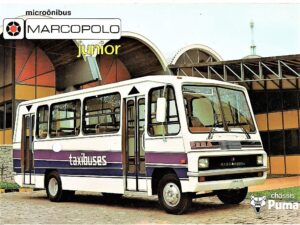 Folder Propaganda Micro Onibus Marcopolo Junior Chassis Puma