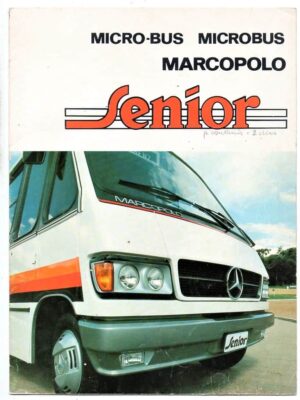 Folder Propaganda Micro Onibus Marcopolo Senior
