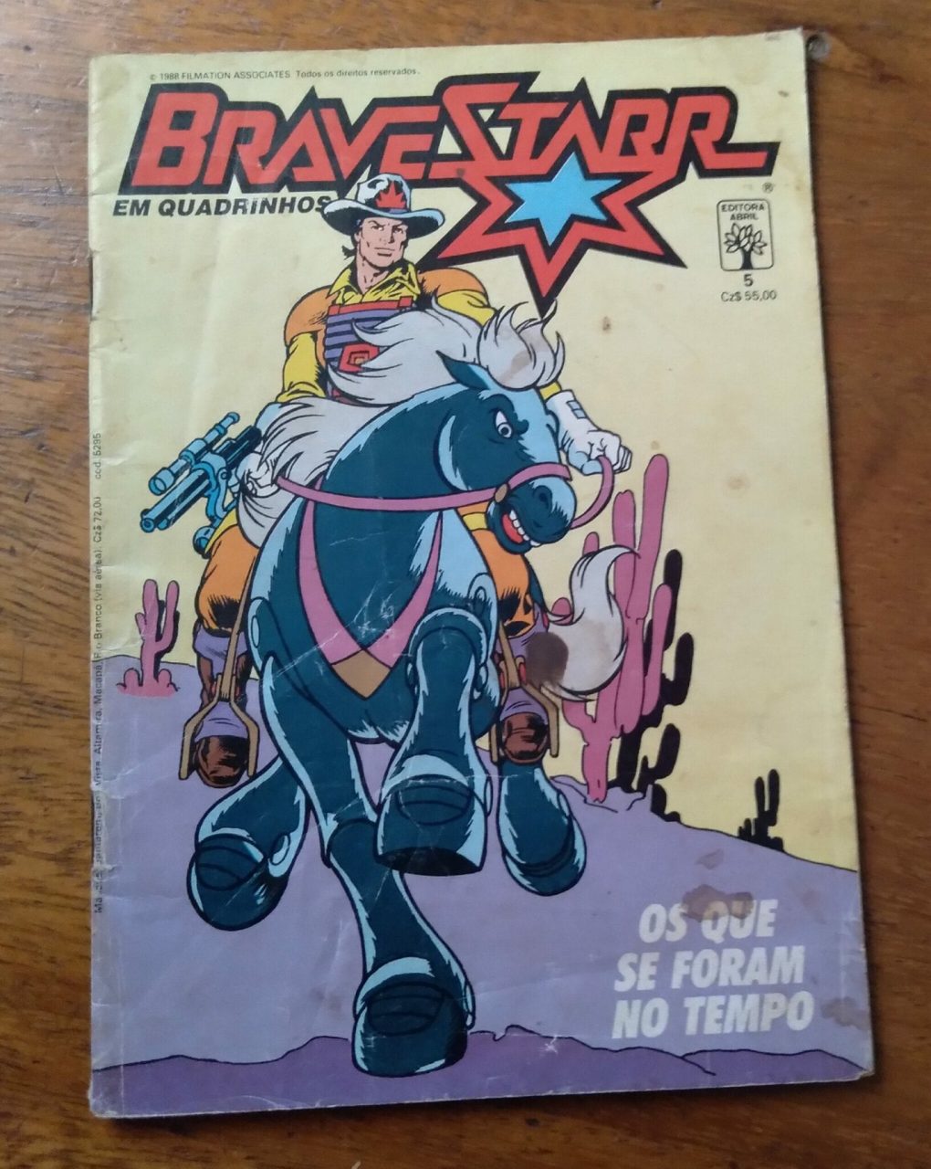 Gftg. Gibi BraveStarr Abril 5 1988. Os que se foram no tempom