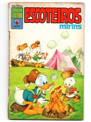 Hq - Edição Extra - Escoteiros Mirins - Walt Disney - Junho 1977 - Editora Abril