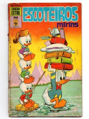Hq - Edição Extra - Escoteiros Mirins - Walt Disney - N° 90 - Dezembro 1978 - Editora Abril