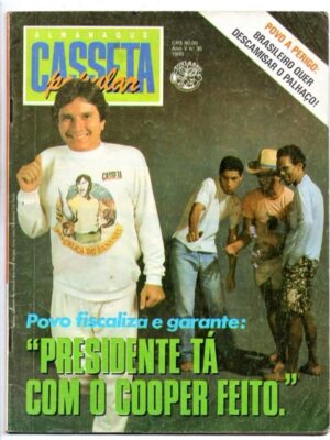 Hq Gibi Almanaque Casseta Popular - Ano 5 Nº 30 - Toviassu - 1990 - Formatão - Bussunda