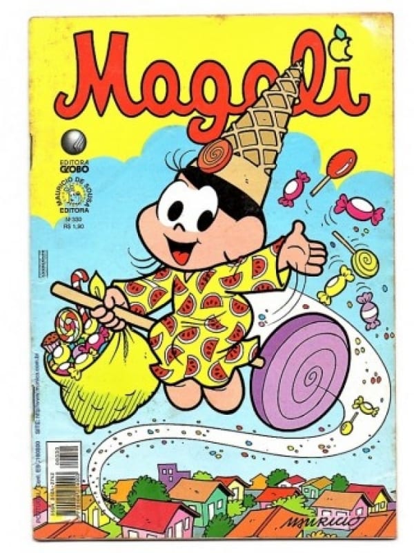 Hq Gibi Magali Nº 330 - Editora Globo - 2002
