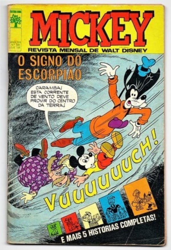 Hq Gibi Mickey Nº 220 - O Signo do Escorpião - Editora Abril - 1971
